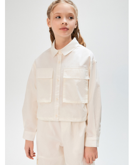 Жакет детский для девочек Swim_jac белый