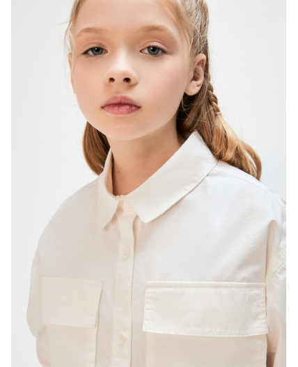 Жакет детский для девочек Swim_jac белый