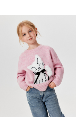 Джемпер детский для девочек Enrica розовый