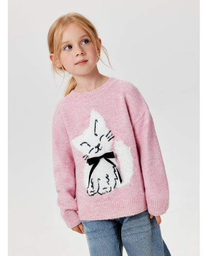 Джемпер детский для девочек Enrica розовый