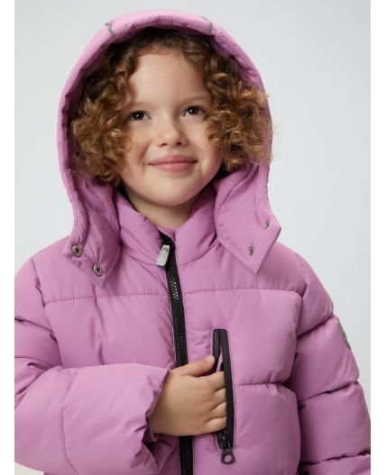 Пальто детское для девочек Kynes лавандовый