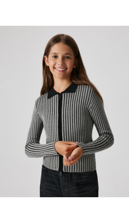 Кардиган детский для девочек Valentina серый