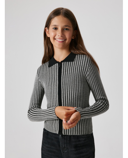 Кардиган детский для девочек Valentina серый