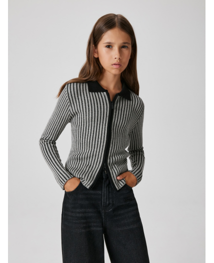 Кардиган детский для девочек Valentina серый