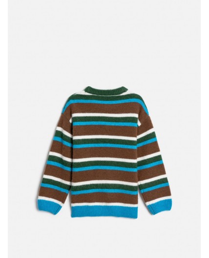 Джемпер детский для мальчиков Nico синяя полоска