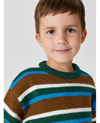 Джемпер детский для мальчиков Nico синяя полоска