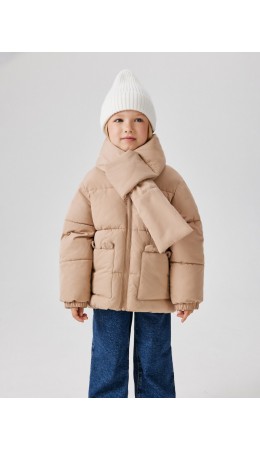 Куртка детская для девочек Moira бежевый