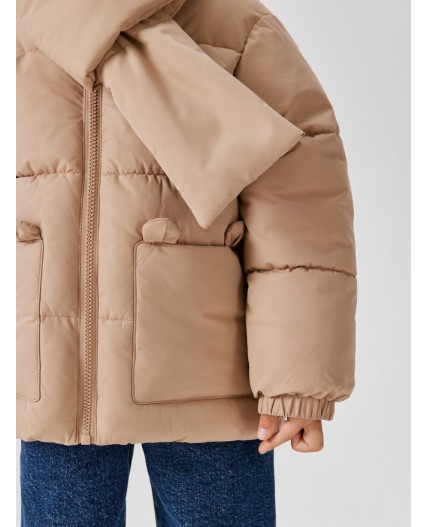 Куртка детская для девочек Moira бежевый