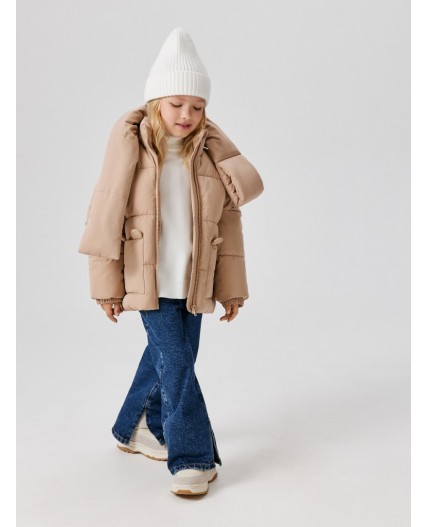 Куртка детская для девочек Moira бежевый