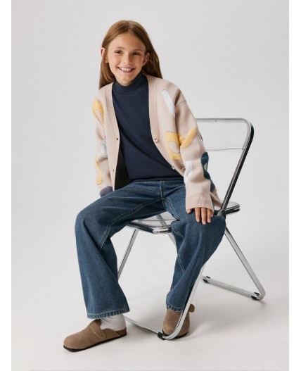 Джемпер детский для девочек Miroslava темно-синий