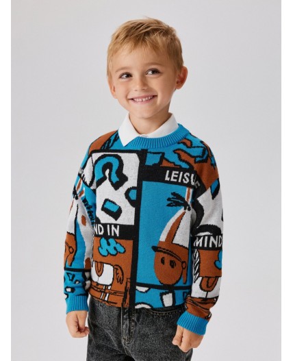 Джемпер детский для мальчиков Marik синий