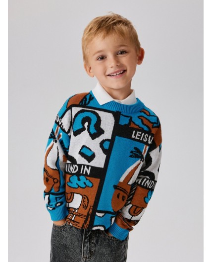 Джемпер детский для мальчиков Marik синий