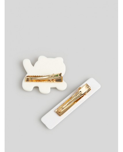 Набор из 2 заколок для волос дет. Lila разноцветный