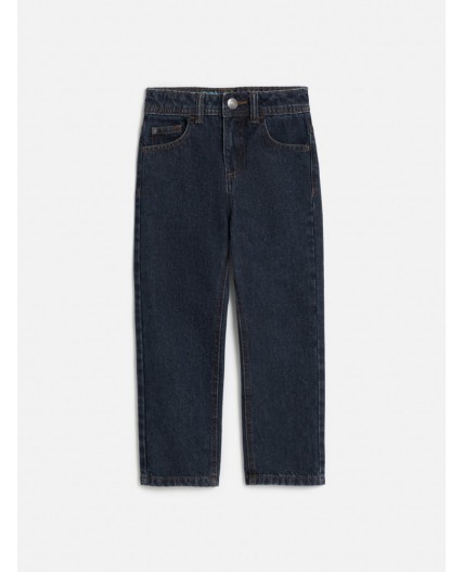 Брюки джинсовые детские для мальчиков Levioso глубокий синий