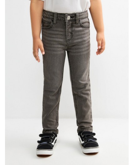 Брюки джинсовые детские для девочек Leda серый