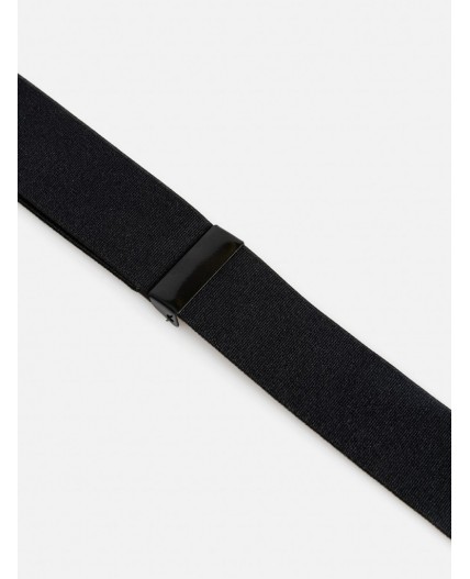 Ремень детский с эластичными вставками Klason черный