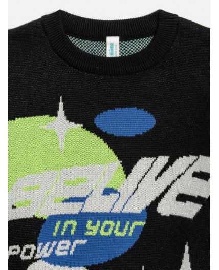 Джемпер детский для мальчиков Ciro черный