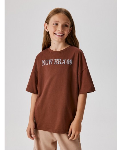 Футболка детская для девочек Rada коричневый