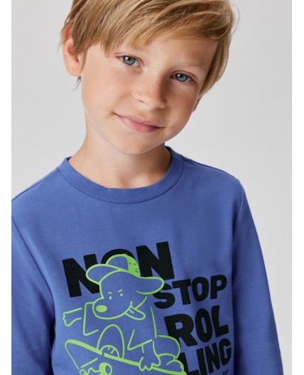 Джемпер детский для мальчиков Sirius ярко-синий