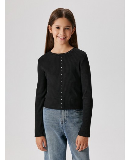 Джемпер детский для девочек Tomila черный