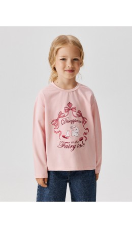 Джемпер детский для девочек Veslava розовый