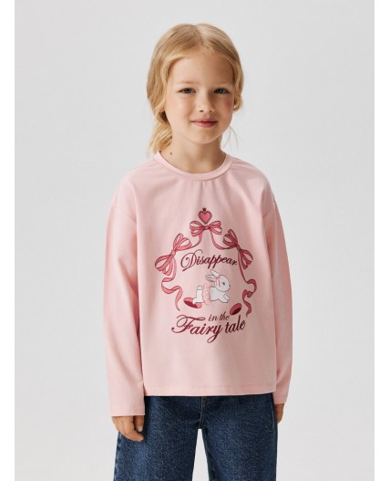 Джемпер детский для девочек Veslava розовый
