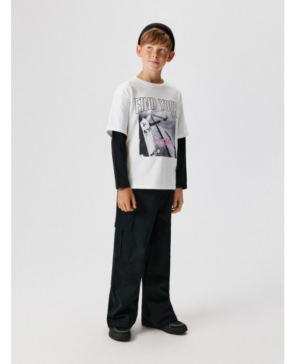 Джемпер детский для мальчиков Proxima белый