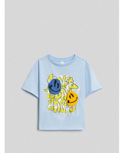 Футболка детская для мальчиков Pecorino голубой