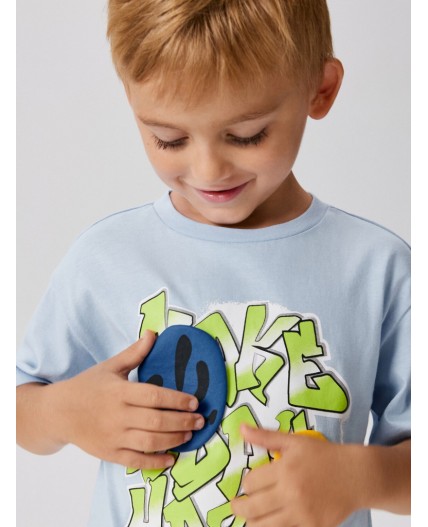 Футболка детская для мальчиков Pecorino голубой