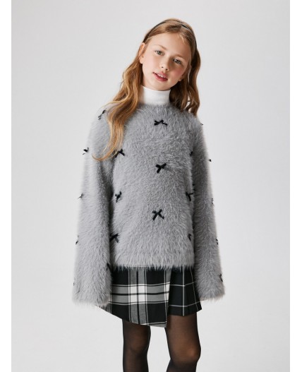 Джемпер детский для девочек Noemi серый