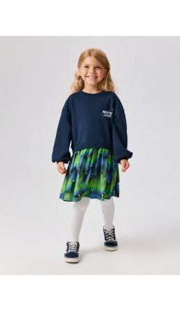 Платье детское для девочек Marika5 темно-синий