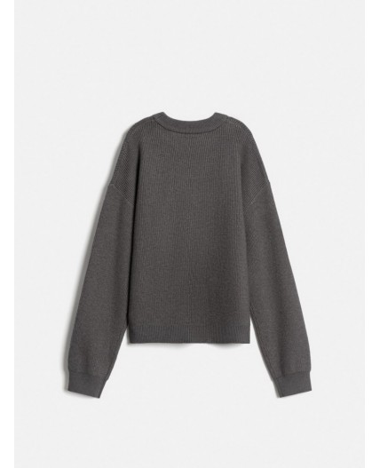 Джемпер детский для девочек Juny серый меланж