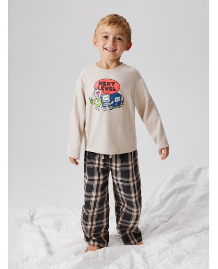 Набор детский для мальчиков ((1)джемпер и (2)брюки) Jorj бежевый