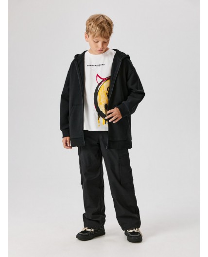 Футболка детская для мальчиков Cheshire желтый принт