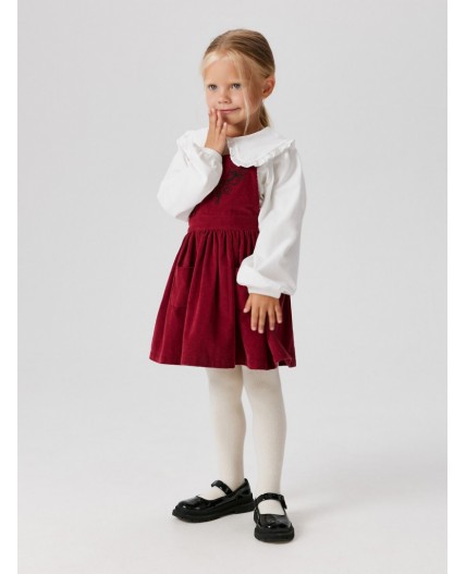 Сарафан детский для девочек Celery2 бордовый