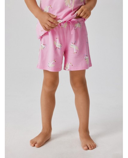 Пижама детская для девочек Bri розовый принт