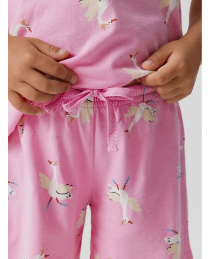 Пижама детская для девочек Bri розовый принт