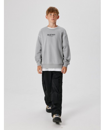 Джемпер детский для мальчиков Apollion серый