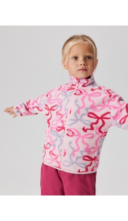 Куртка детская для девочек Yakta розовый принт