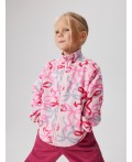 Куртка детская для девочек Yakta розовый принт