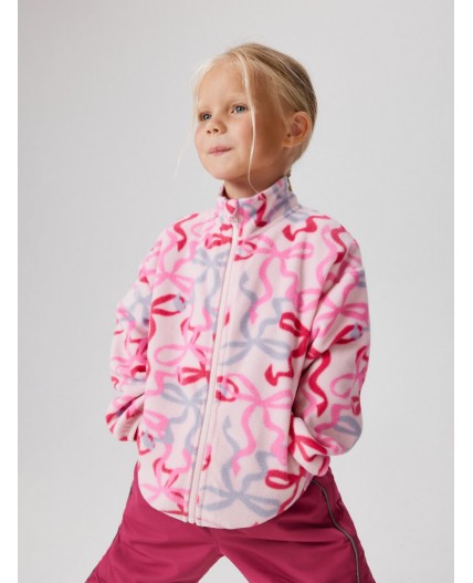 Куртка детская для девочек Yakta розовый принт