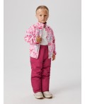 Куртка детская для девочек Yakta розовый принт