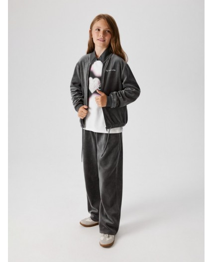 Куртка (толстовка) детская для девочек Vasilisa_jk графитовый