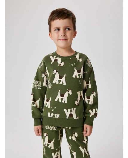 Джемпер детский для мальчиков Polaris хаки