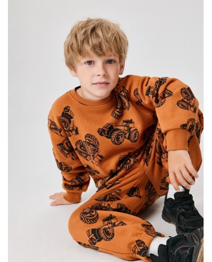Джемпер детский для мальчиков Polaris терракот