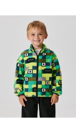 Куртка детская для мальчиков Santarem темно-зеленый принт