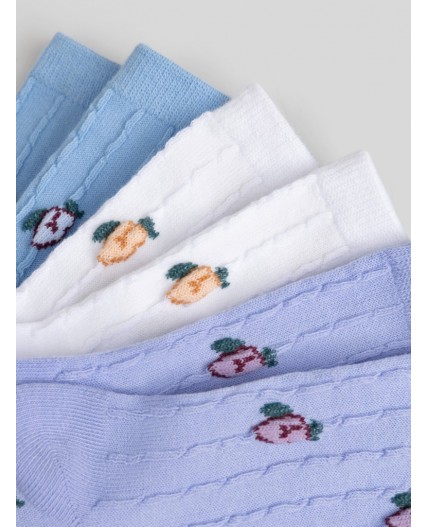 Носки детские в наборе из 3 пар Lola разноцветный