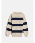 Джемпер детский для мальчиков Leon бежевая полоска