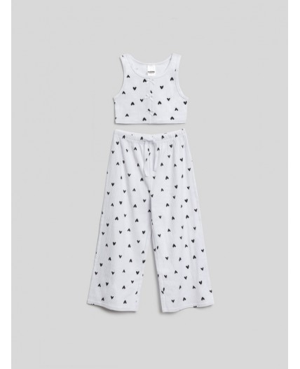 Пижама детская для девочек Juanita белый