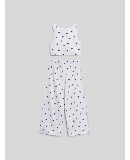 Пижама детская для девочек Juanita белый